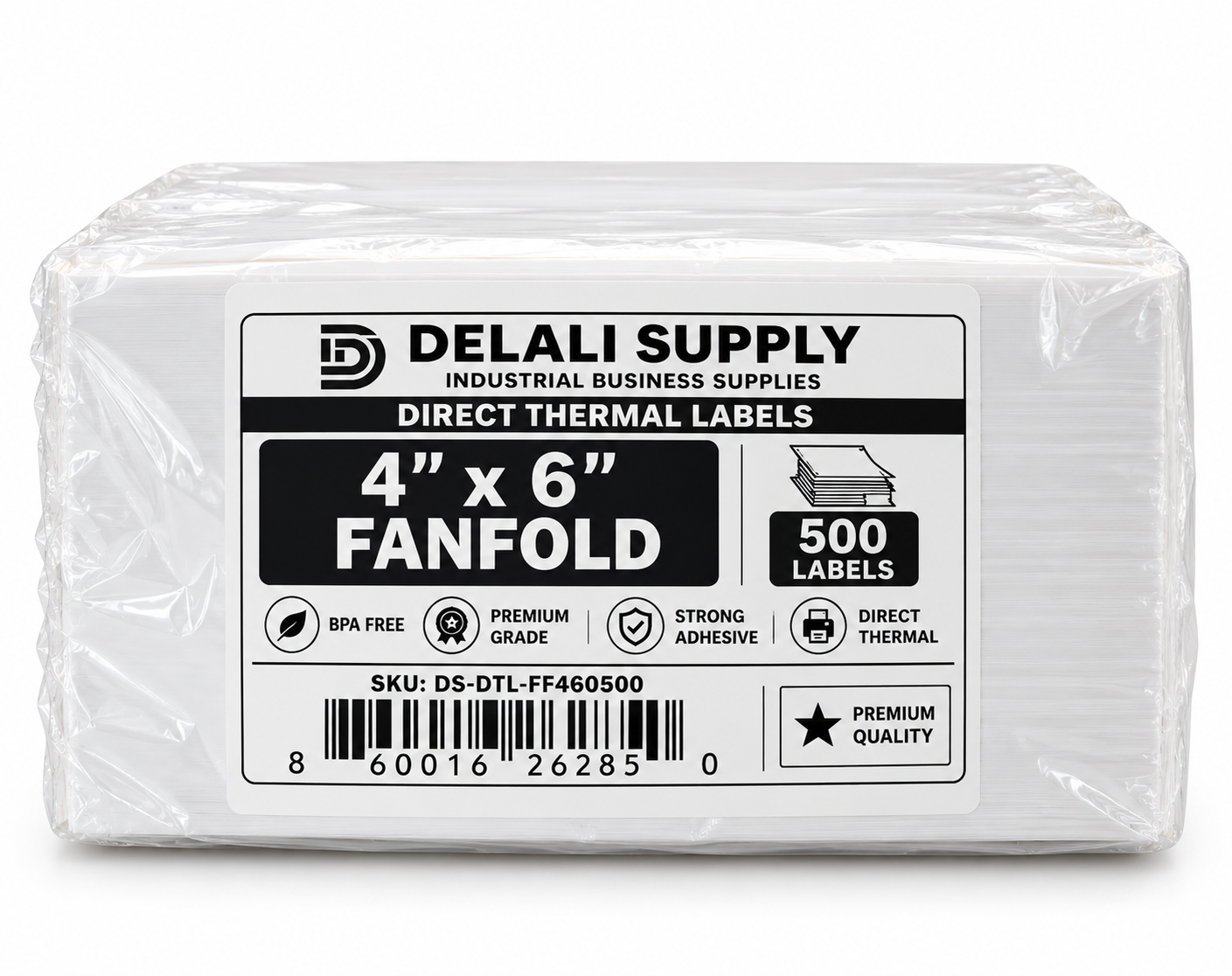Delali Supply thermal shipping labels